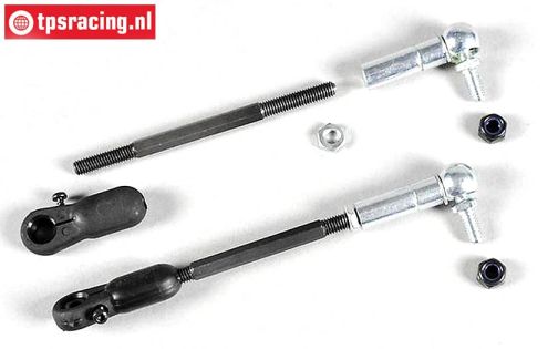 FG67366 Kugel Querlenker hinten oben M6-L/R-90°, 2 St.