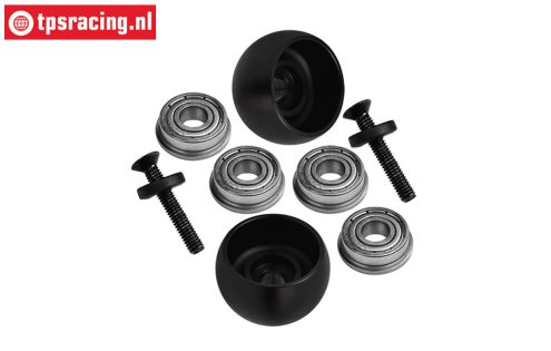 MX040-BK PROMOTO Seitenst. rollen Schwarz, Set