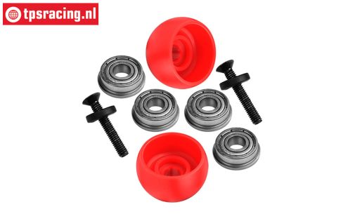 MX040-R PROMOTO Seitenst. rollen Rot, Set