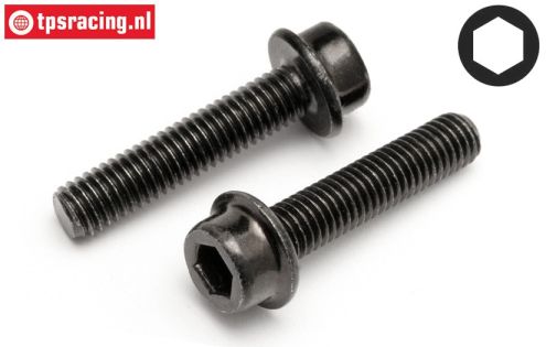 HPI15425 Zylinderkopf schraube mit flansch M5-L22 mm, 2 St.
