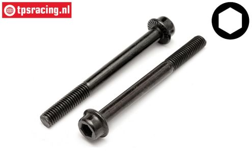 HPI15482 Zylinderkopf schraube mit flansch M5-L52 mm, 2 st.
