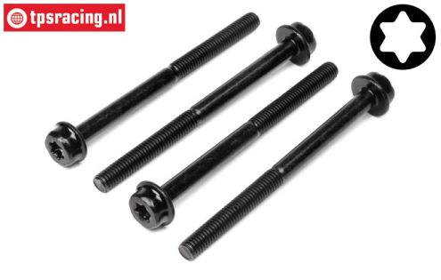 HPI15491 Torx Zylinderkopf schraube M5-L65 mm, 4 St.