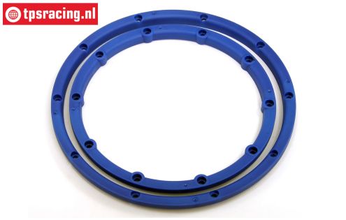 HPI3246 HPI Baja Felgenringe Blau, 2 st.