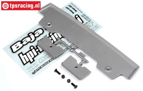 HPI85295 Heckspoiler 5T-1 Silber, Set