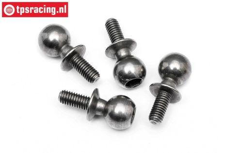 HPI86407 Stahl Gelenkkügel, M3-Ø6,8 mm, 4 st