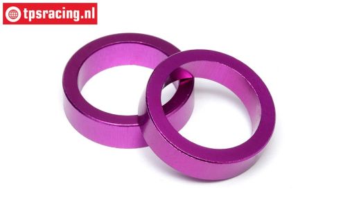 HPI86616 Hauptzahnrad Distanz Violett, 2 st.