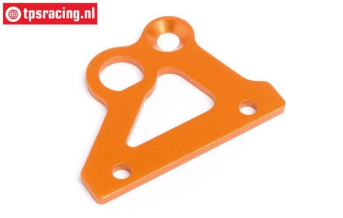HPI87487 Bremsachsehalter platte Orange, 1 st.