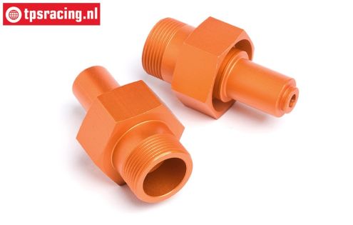 HPI87493 Radachse vorne Orange, 2 st