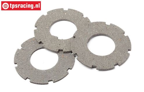 HPI87578 Beläge Slipper Kupplung, 3 st.