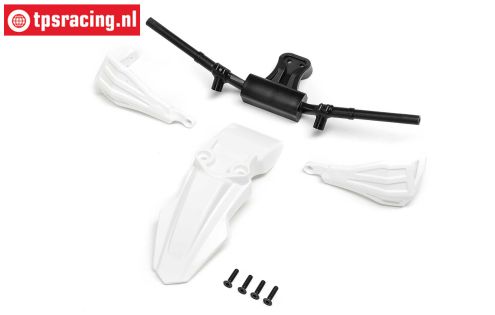 LOS-2304 Promoto Schutzblech, Lenker, Schutz Weiß, Set