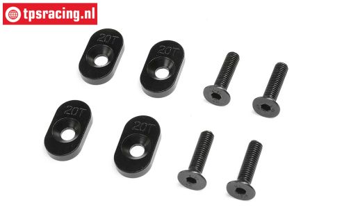 LOS232138 LOSI DBXL 2.0 Motorplatten 20Z, 4 St.