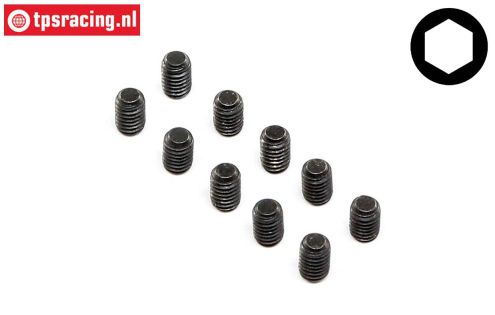 LOS255021 Madeschrauben M4-L6 mm, 10 st.