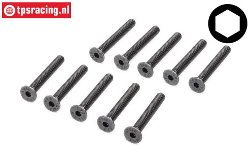 LOS265002 LOSI Senkkopf schraube M4-L30, 10 St.