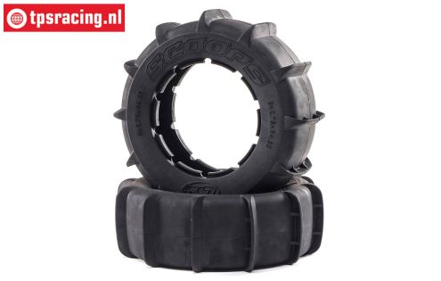 LOS45034 Scoops Paddle Reifen Ø120-B70 mm, 2 st.