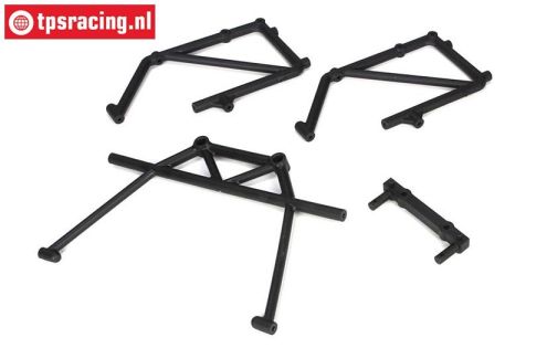 LOSB2580 Überrollkäfig teil hinten 5T, Set