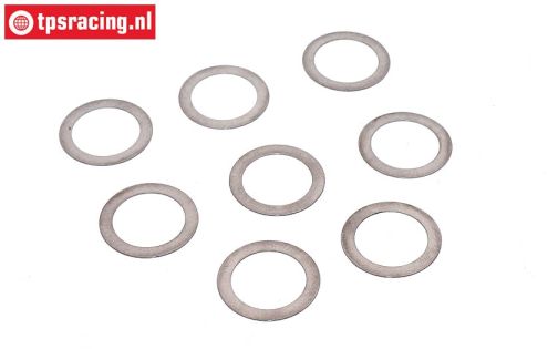 TPS3201/20 Stahl Passcheibe Ø15-Ø21-H0,2 mm, 8 st.