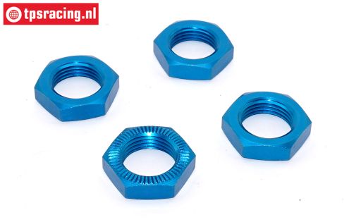 TPSB3227/04 Alu-Radmutter Blau 25 mm, 4 st.