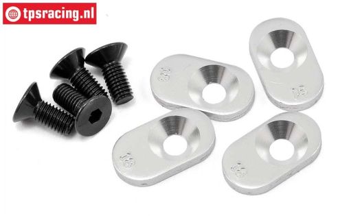 LOSB5805 Motorbefestigung 18-58T LOSI 5T, 4 st.