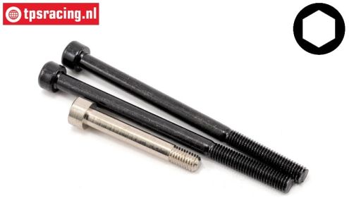 LOSB6481 Zylinderkopf schraube M5, 3 st