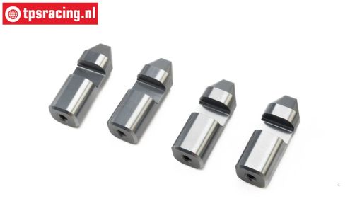LOS-3634 LOSI 5IVE-T 3.0 Alu-Karosserie Befestigung, 4 st.