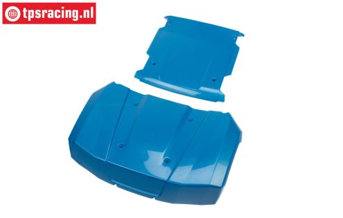 LOS-4007 LOSI 5IVE-T 3.0 Motorhaube-Dachpaneele Blau, Set