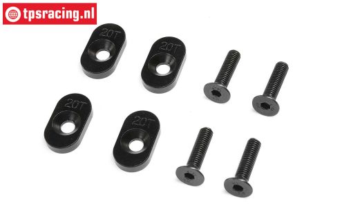 LOS232139 LOSI DBXL 2.0 Motorplatten 21Z, 4 St.