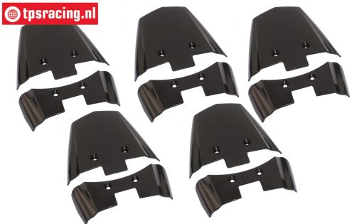 LOS-3263 PROMOTO Hintere Kotflügel Schwarz. Set