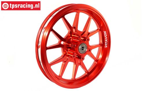 VITACFR-RD Promoto CNC felge vorne Rot, 1 St.
