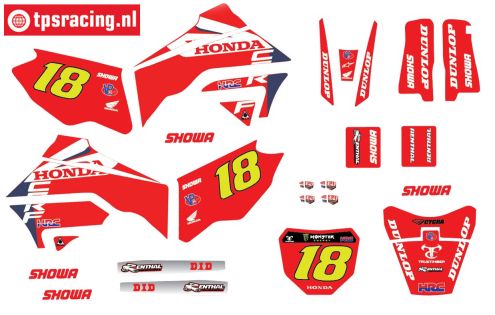 CS0980/40 PROMOTO Aufkl. Honda CRF Lawrence, Set