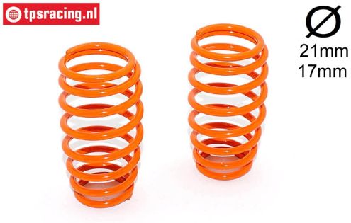 M2009/01 Stoßdämpferfeder Orange Ø2,6-l57 mm, 2 st.