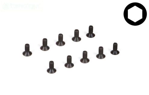 TLR235003 Senkkopf Schraube M2,5-L6 mm, 10 st.