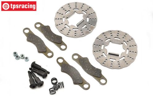 TLR252011 Bremsscheibe und Beläge, 5B-5T-MINI, set