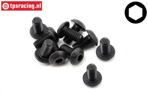 TLR255017 Linsenkopf schraube M5-L10 mm, 10 st.