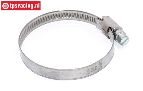 TPS0490/04 Chromstahl Schlauchschelle Ø40-Ø60 mm, 1 st.