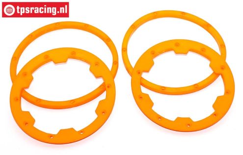 TPS5030/OR HD Nylon Felgenringe Orange Ø120 mm, 4 st.