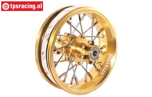 VITASRR-GD Promoto Speichen felge hinten Gold, 1 St.