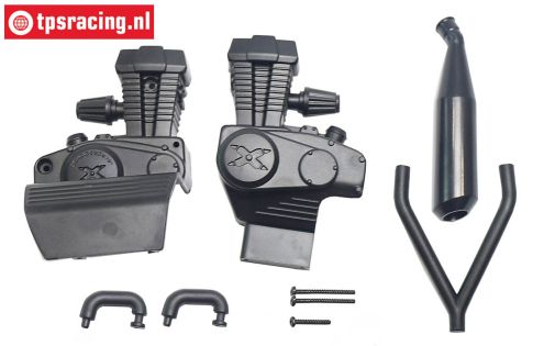 XR-FG8020 X-Rider Flamingo Tuning Motoratrappe, set