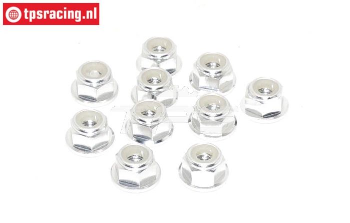 TPS1224/03 Alu-Sicherungsmutter M4 Silber, 10 st.