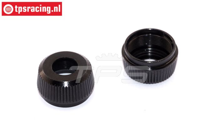 AR330513 ARRMA Alu-Stoßdämpferverschluss unten, 2 St.