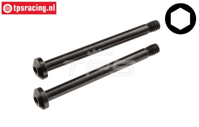 AR330380 ARRMA Querlenker stift vorne oben, 2 st.