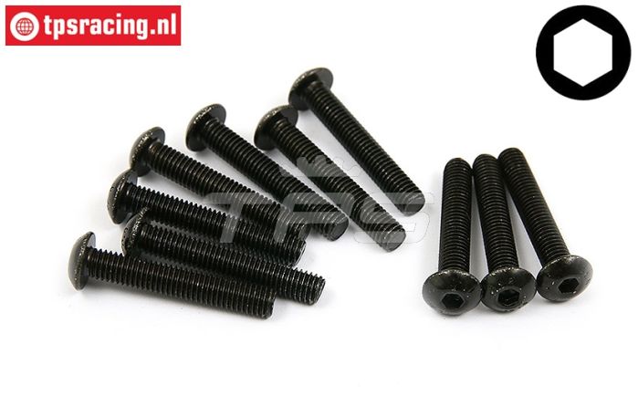 BWS56029 Linsenkopf schraube M5-L30 mm, 10 st.