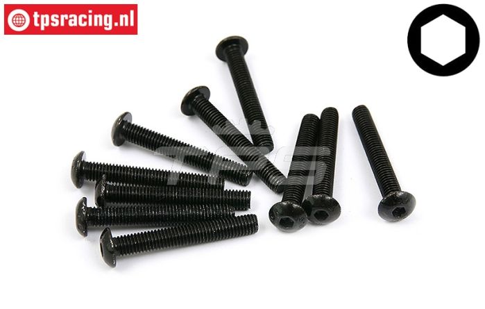 BWS56030 Linsenkopf schraube M5-L35 mm, 10 st.