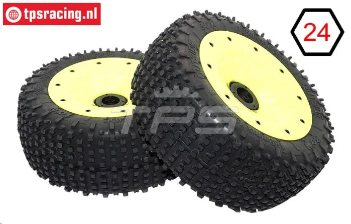 BWS69034/02 Mini-Pin Schwarz-Gelb Ø180-B75 mm, 2 st