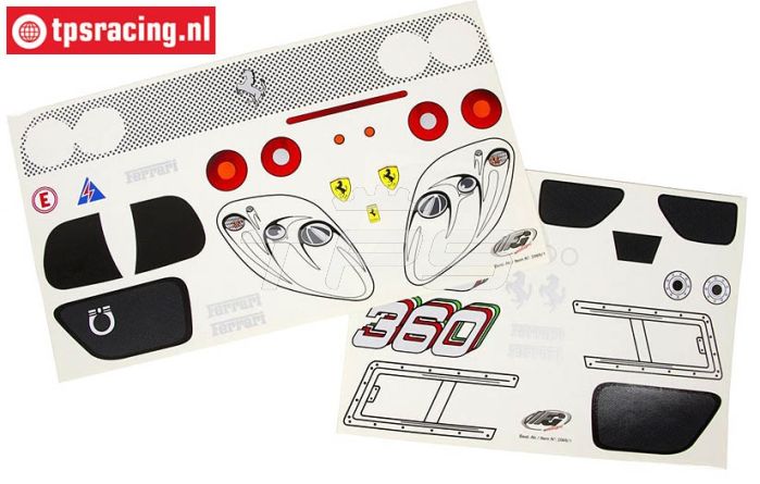 FG2069/01 Dekorbogen Ferrari 360GT, Set