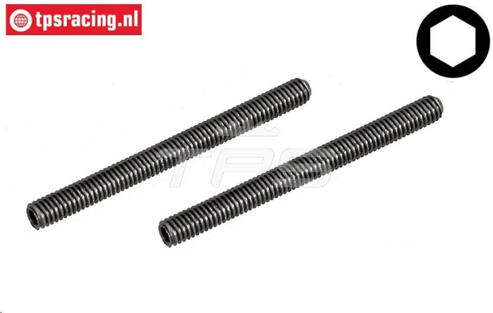 FG4402/02 Gewindestange M4-L45 mm, 2 st.