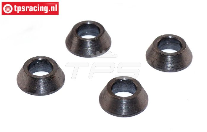 FG4429/02 Stahl-Kegelscheibe konisch Ø5/H5 mm, 4 St.