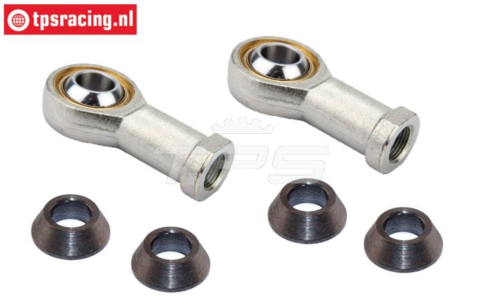 FG4429 Stahl Kugelgelenk M6R/Ø5 mm, 2 St.