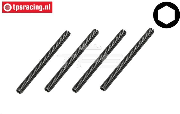 FG6182/01 Gewindestift M4-L50 mm, 4 st.