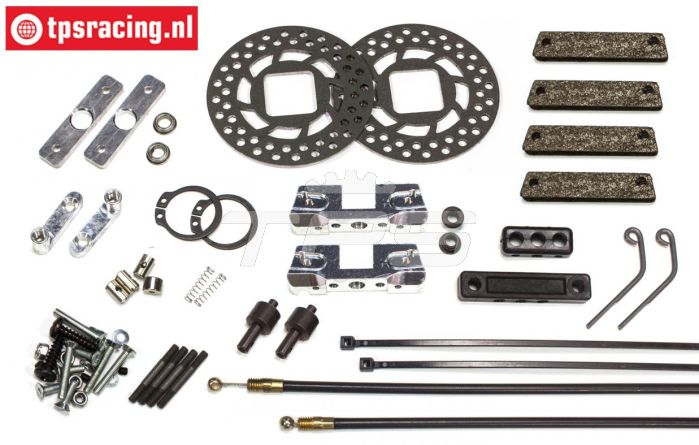 FG6250/05 Tuning Bowdenzug-Bremsen vorne 1/6 2WD, Set