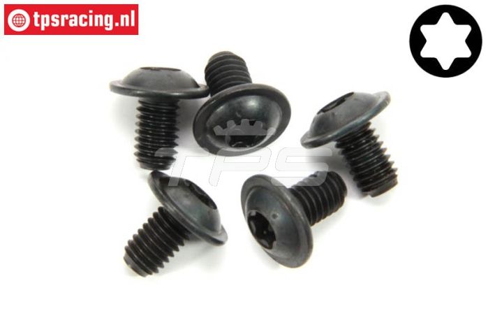FG6917/16 Torx Flanschkopf Schraube M6-L10 mm, 5 St.